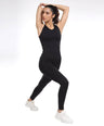 Luna Seamless Tank - Black