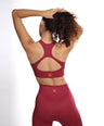 Astrid Performance Sports Bra - Berry Red