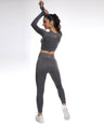 Celeste Long Sleeve Top - Grey Stone