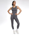 Luna Seamless Tank - Grey Stone