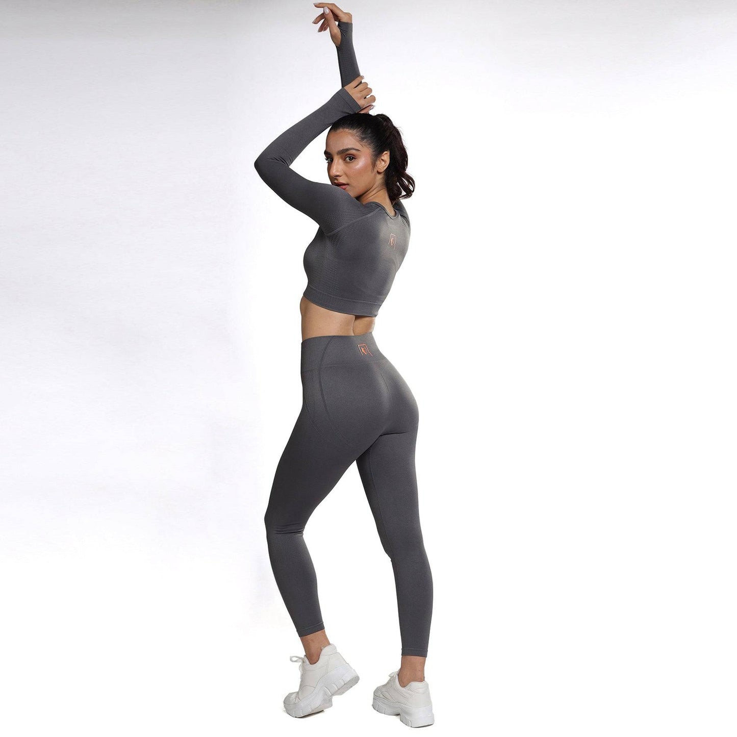 Nova Seamless Sculpt Leggings - Grey Stone