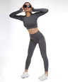 Nova Seamless Sculpt Leggings - Grey Stone
