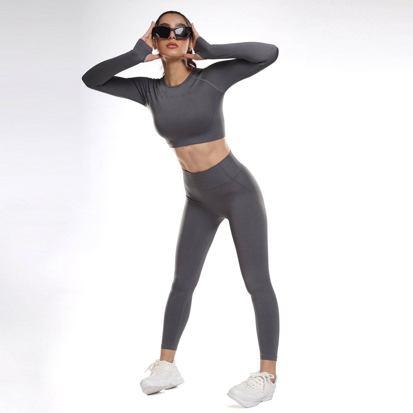 Nova Seamless Sculpt Leggings - Grey Stone
