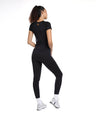 Aria Seamless Tee - Black