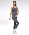 Luna Seamless Tank - Grey Stone