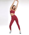 Astrid Performance Sports Bra - Berry Red