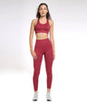 Astrid Performance Sports Bra - Berry Red