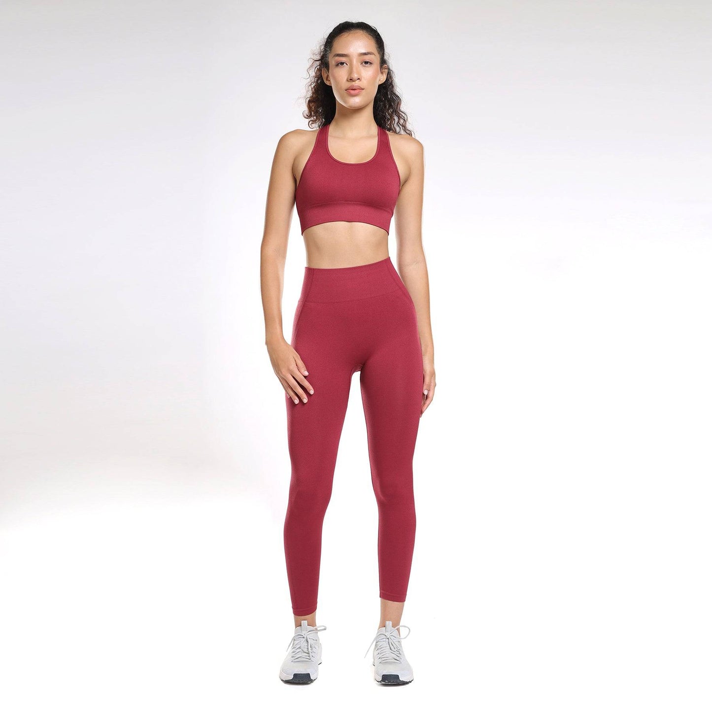 Astrid Performance Sports Bra - Berry Red