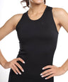 Luna Seamless Tank - Black