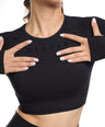 Celeste Long Sleeve Top - Black