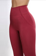 Nova Seamless Sculpt Leggings - Berry Red