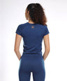 Aria Seamless Tee - Eclipse Blue