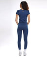 Aria Seamless Tee - Eclipse Blue