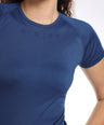 Aria Seamless Tee - Eclipse Blue
