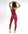 Luna Seamless Tank - Berry Red