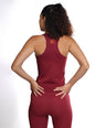 Luna Seamless Tank - Berry Red