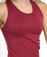 Luna Seamless Tank - Berry Red