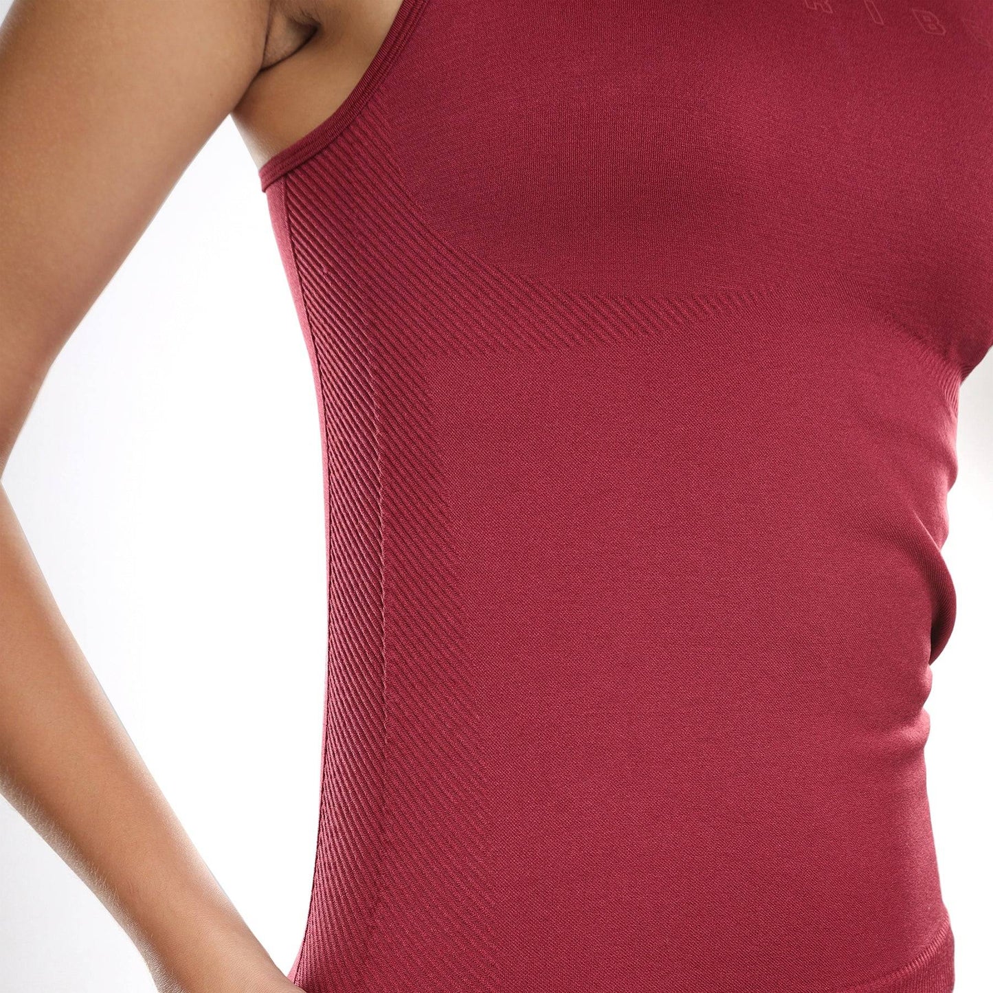 Luna Seamless Tank - Berry Red