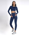 Celeste Long Sleeve Top - Eclipse Blue