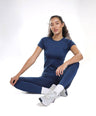 Aria Seamless Tee - Eclipse Blue