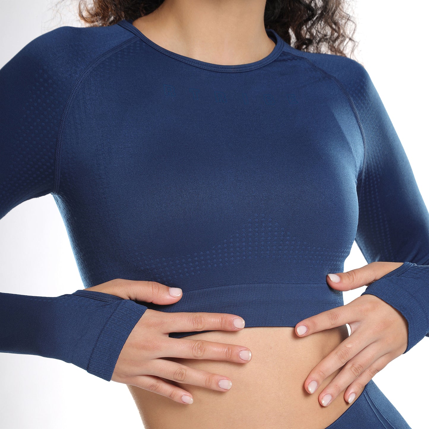 Celeste Long Sleeve Top - Eclipse Blue