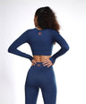 Celeste Long Sleeve Top - Eclipse Blue