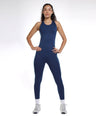 Luna Seamless Tank - Eclipse Blue