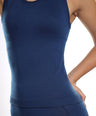 Luna Seamless Tank - Eclipse Blue