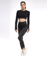 Celeste Long Sleeve Top - Black