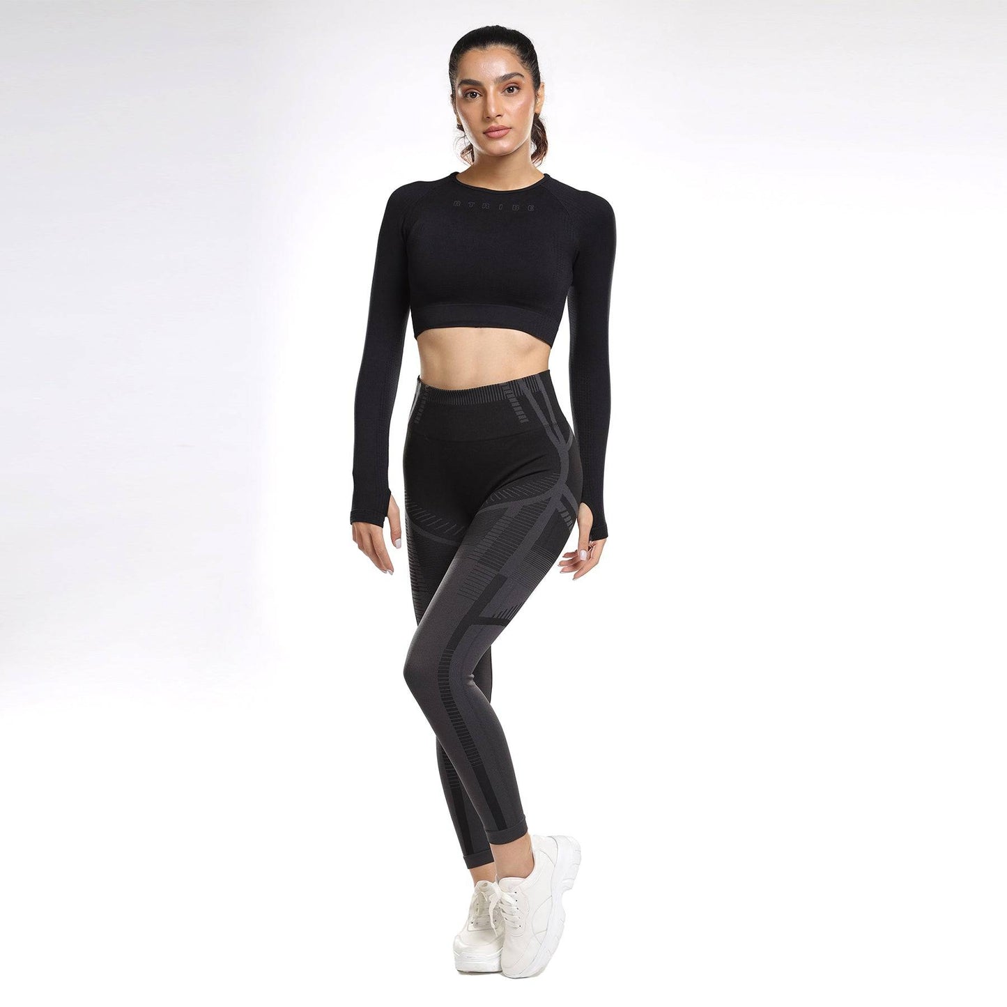 Celeste Long Sleeve Top - Black