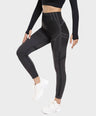 Eclipse Seamless Contour Leggings - Black Grey