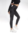 Eclipse Seamless Contour Leggings - Black Grey