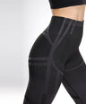 Eclipse Seamless Contour Leggings - Black Grey