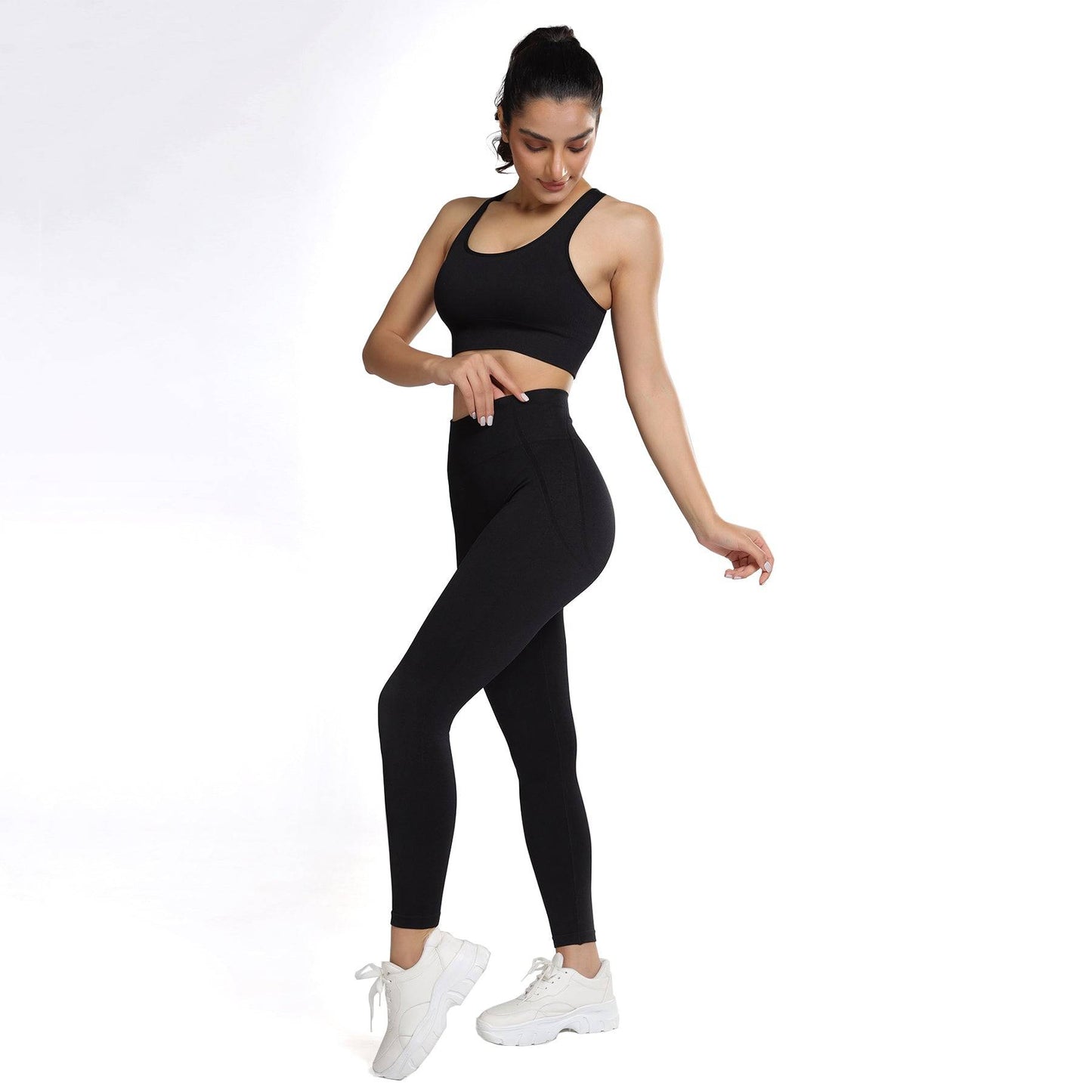 Nova Seamless Sculpt Leggings - Black