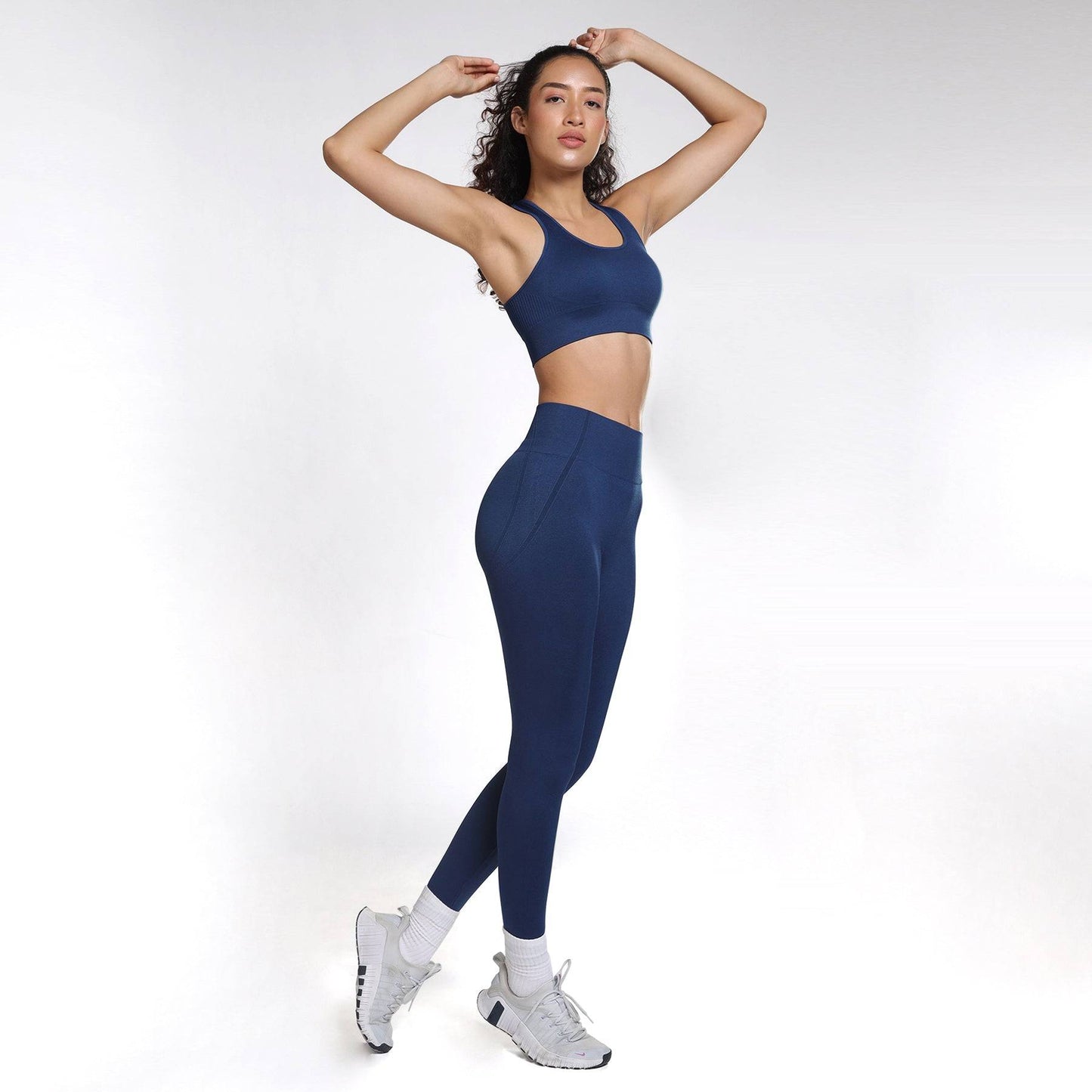 Nova Seamless Sculpt Leggings - Eclipse Blue