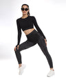 Celeste Long Sleeve Top - Black