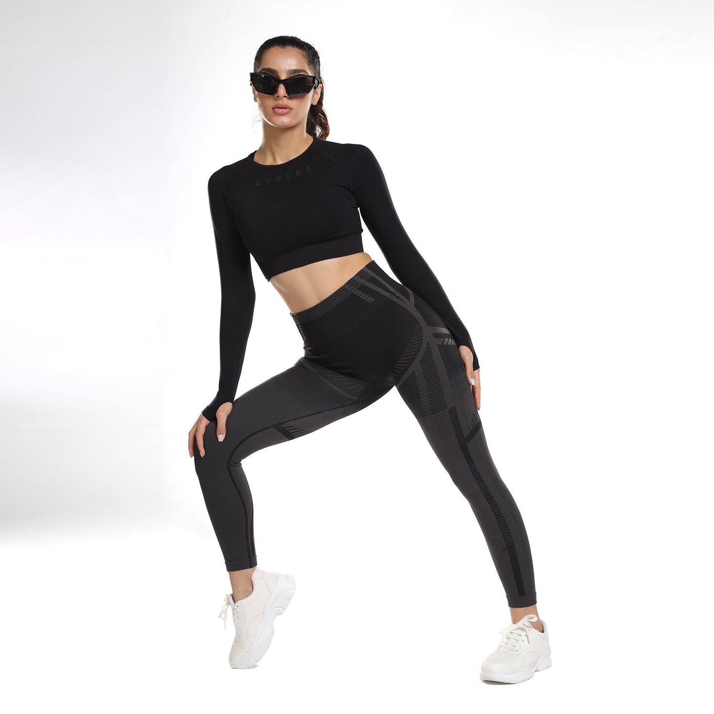 Celeste Long Sleeve Top - Black