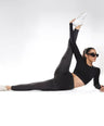 Eclipse Seamless Contour Leggings - Black Grey
