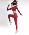 Celeste Long Sleeve Top - Berry Red