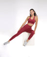 Astrid Performance Sports Bra - Berry Red