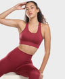 Astrid Performance Sports Bra - Berry Red