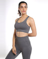 Astrid Performance Sports Bra - Grey Stone