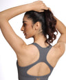 Astrid Performance Sports Bra - Grey Stone