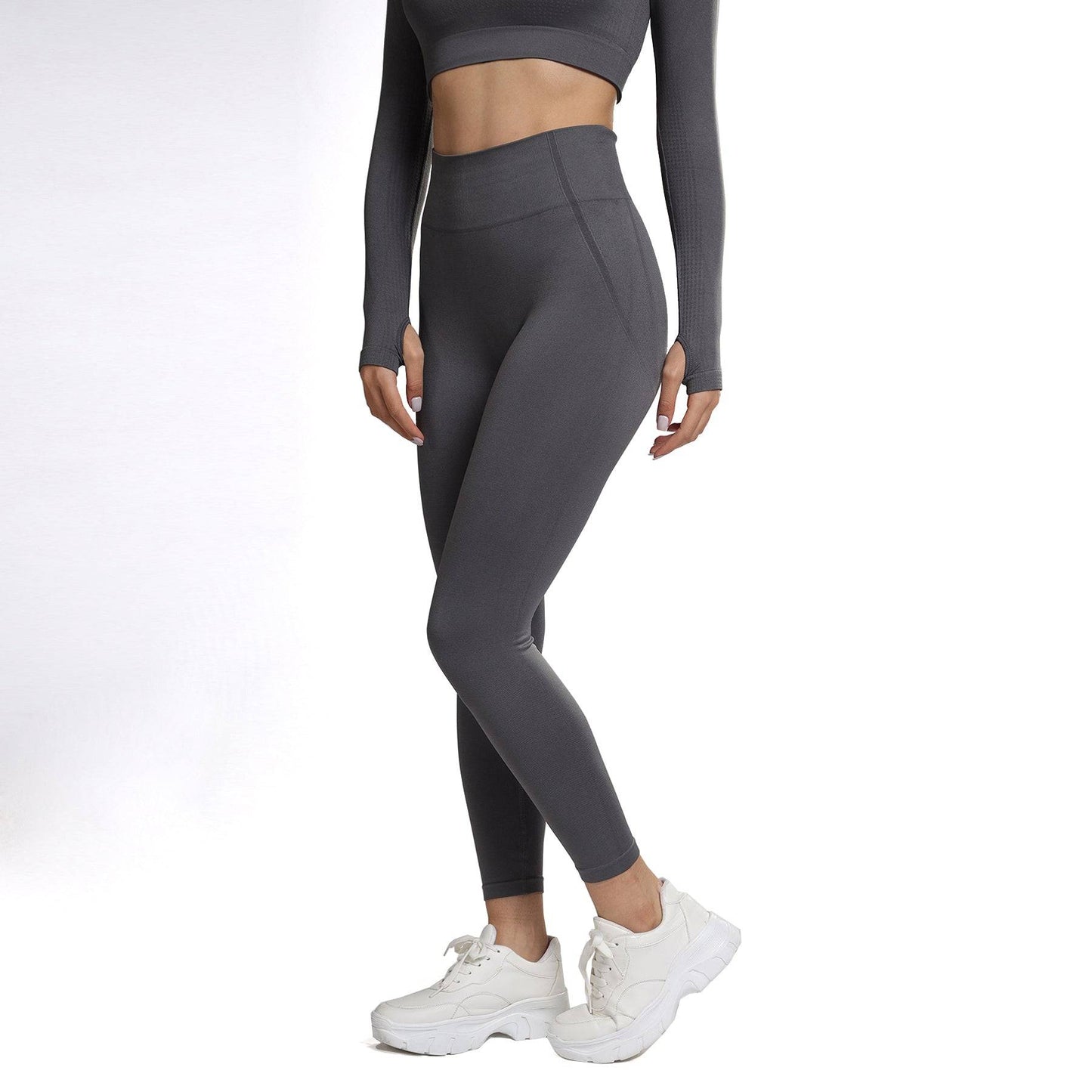 Nova Seamless Sculpt Leggings - Grey Stone