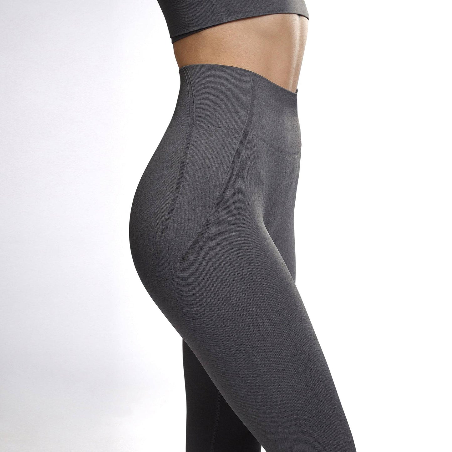 Nova Seamless Sculpt Leggings - Grey Stone