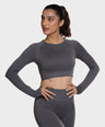 Celeste Long Sleeve Top - Grey Stone