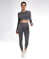 Celeste Long Sleeve Top - Grey Stone