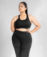 Eclipse Seamless Contour Leggings - Black Grey