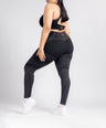 Eclipse Seamless Contour Leggings - Black Grey