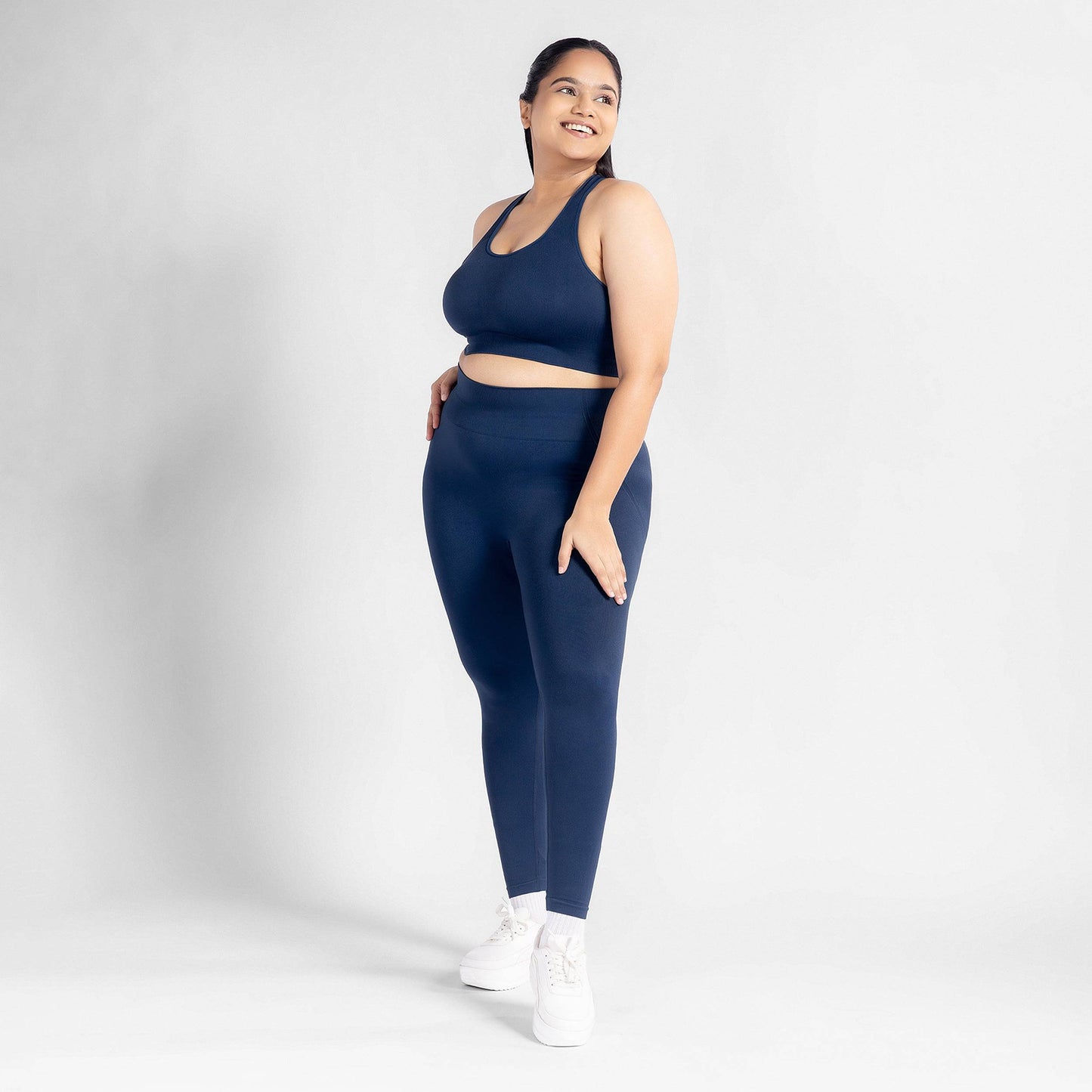 Nova Seamless Sculpt Leggings - Eclipse Blue